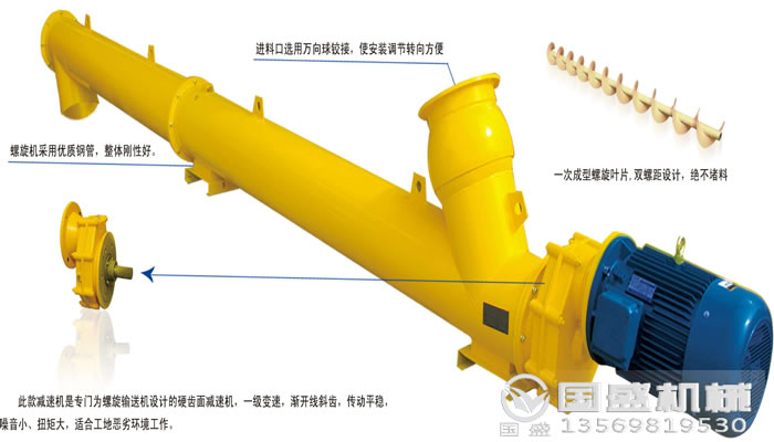 管式螺旋輸送機處理設備